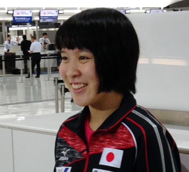 平野美宇、ペア組む張本に期待「試合で５倍強くなる」