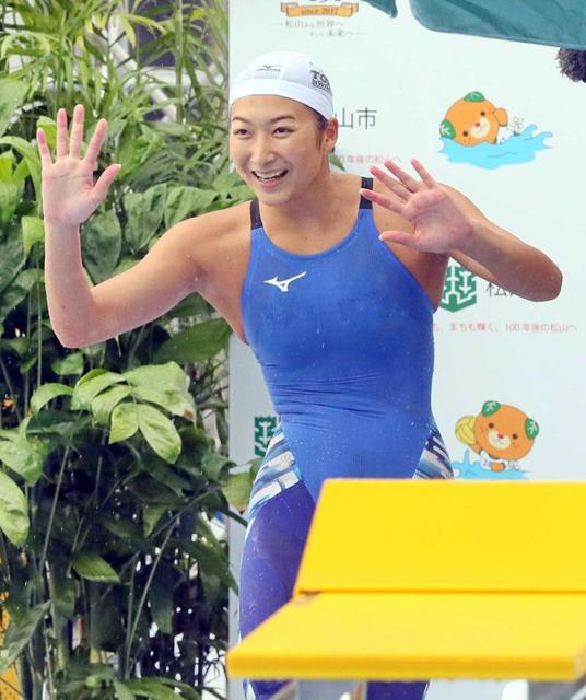 池江璃花子 自身の日本新記録を更新「目標以上の結果」