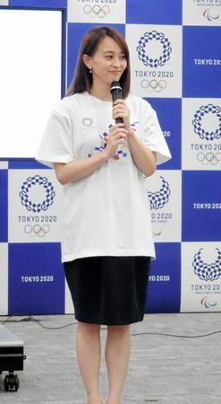 第１子妊娠発表後、初の公の場に登場した田中理恵さん