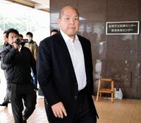 二所ノ関親方の見舞いに訪れた八角理事長＝千葉・船橋市内（撮影・村中拓久）