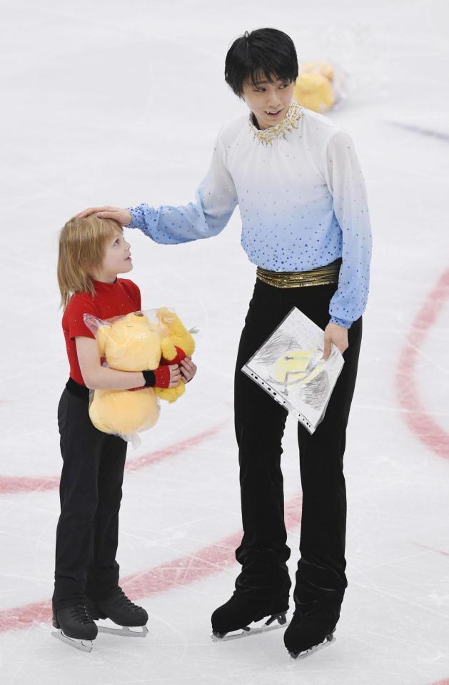 羽生にロシアの熱烈少年ファン プルシェンコに憧れた自身と重ね