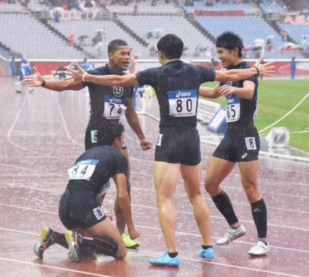 陸上、男子は東洋大が初優勝 日本選手権１６００ｍリレー