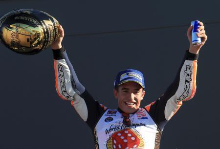 マルケスが４度目総合Ｖ オートバイ世界選手権