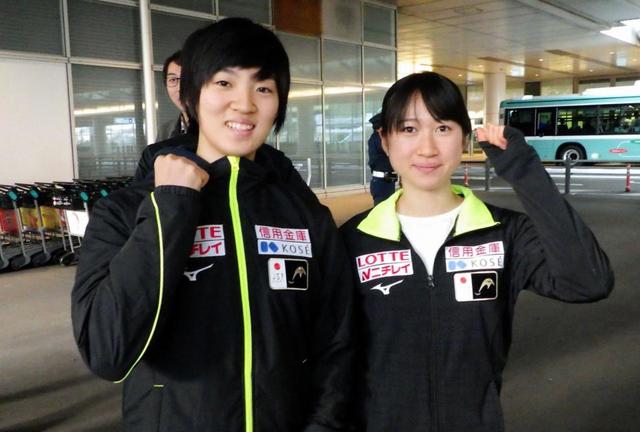 ショートトラック 神長 渡辺の女子高生コンビが五輪代表入りへ意欲 スポーツ デイリースポーツ Online