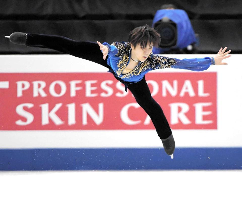 　フリーで熱演する宇野昌磨