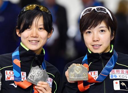 小平奈緒、日本女子初の世界新 スピードＷ杯女子千メートルで