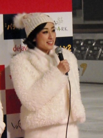 　妹の真央さんが振り付けたプログラムを披露した浅田舞さん＝新横浜スケートセンター