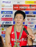 グレコローマンスタイル５５キロ級で４年ぶりに優勝した田野倉