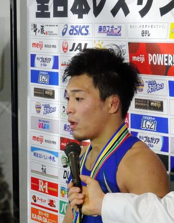 　２年ぶりに全日本選手権を制した太田忍