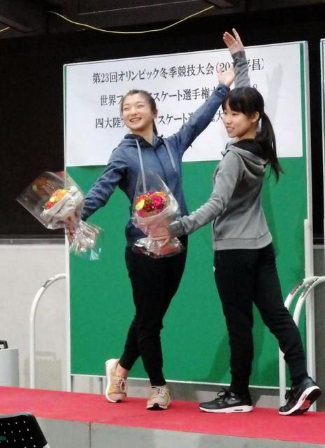 平昌五輪代表　坂本花織が練習公開「大舞台で自分らしい滑りを」