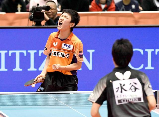 張本智和 史上最年少１４歳２０８日でＶ　東京五輪へ宣言「金メダルを獲りたい」