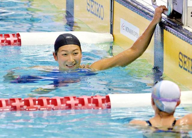 池江璃花子 女子５０メートルバタフライで日本新Ｖ　さらなる記録更新に自信