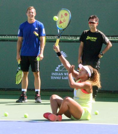 女子テニス、大坂が準決勝へ調整 ＢＮＰパリバ、ハレプ戦