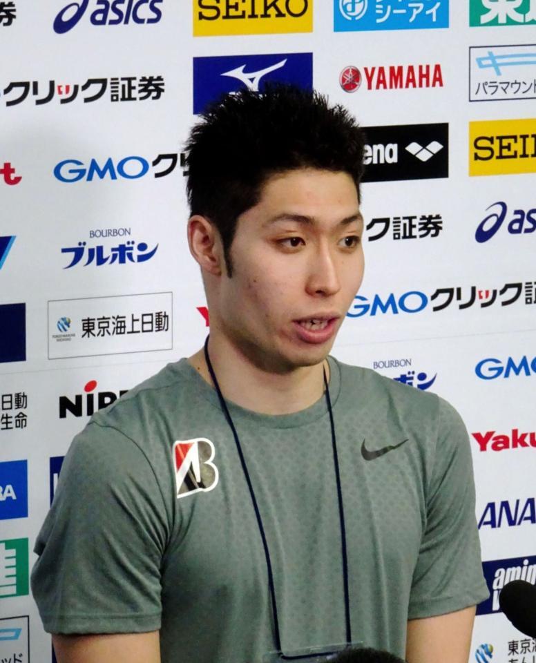 決勝進出を決めた萩野