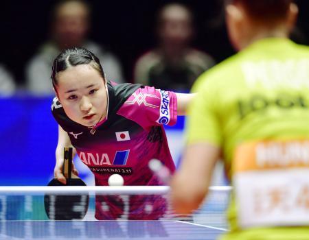 卓球、女子３連勝で決勝Ｔ進出 男子は２連勝
