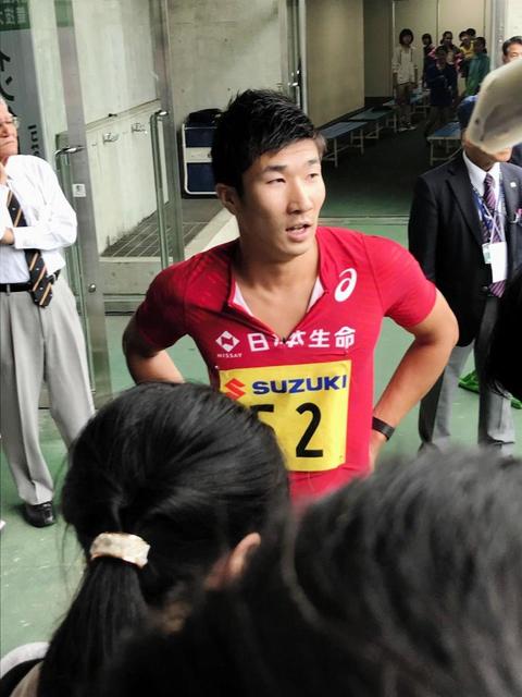 桐生祥秀　社会人デビューは５位　土江コーチ「お灸を据えてもらった」