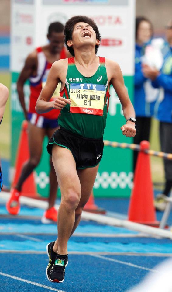 　７位の川内優輝（共同）