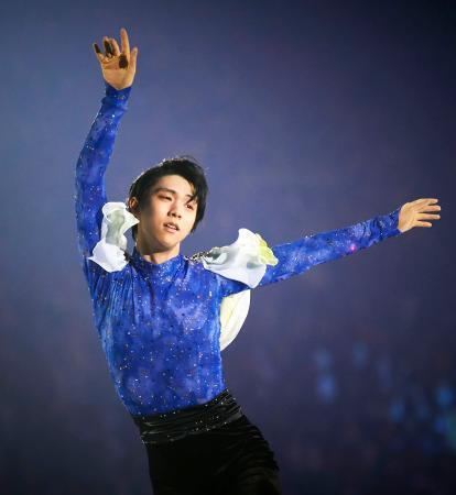 国民栄誉賞の羽生がアイスショー ＣＨＥＭＩＳＴＲＹで３回転半