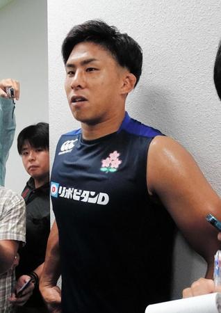 ラグビー日本代表が前日練習。先発に抜てきされたフランカー徳永