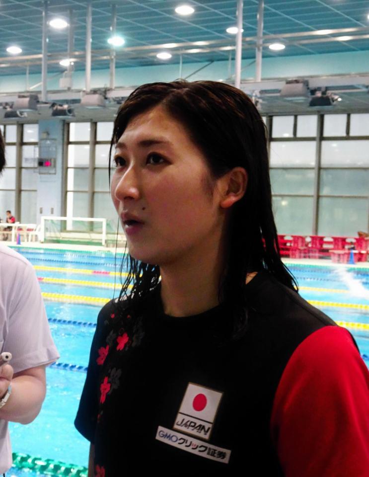 　競泳日本代表の強化合宿に参加した池江璃花子