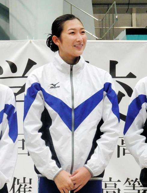 池江、女子１００メートルバタフライで圧巻の大会新Ｖ　８月に向け自信深めた