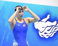 　女子５０メートル自由形で６位に終わった池江璃花子（撮影・金田祐二）
