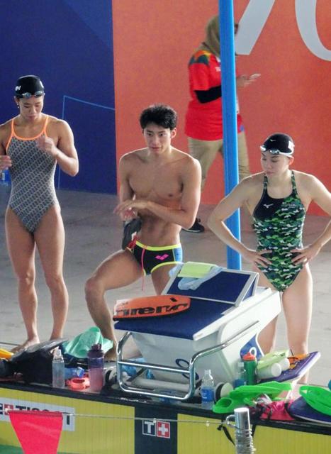 アジア大会、競泳プールは“半屋外”　入江は「米国も屋外、影響ない」