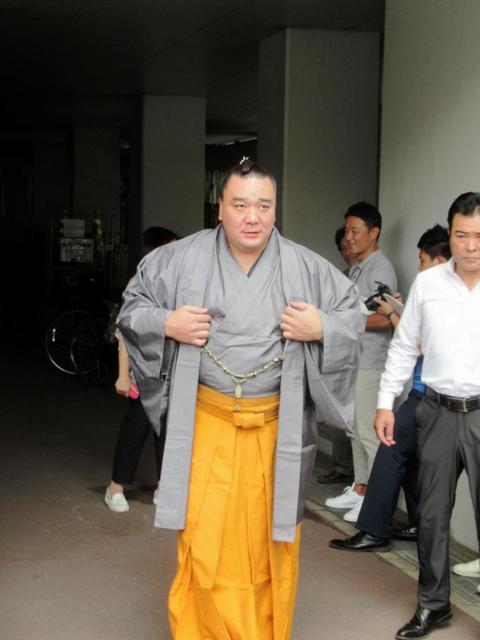 元横綱日馬富士、国技館での力士会に参加　来月30日の引退相撲、断髪式を報告
