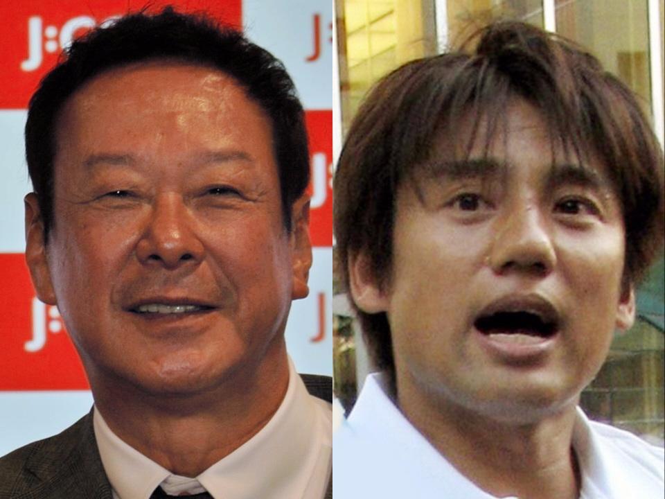 森末慎二氏（左）と池谷幸雄氏