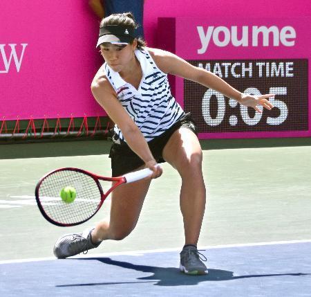 テニス、日比野菜緒が1回戦突破/スポーツ/デイリースポーツ online