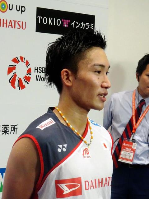 桃田賢斗がＶ王手、世界１位アクセルセンに８連勝　日本男子の大会初制覇狙う
