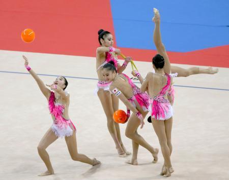 新体操、日本は団体総合で５位 世界選手権第６日