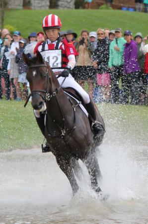 総合馬術で日本が４位浮上 馬術の世界選手権
