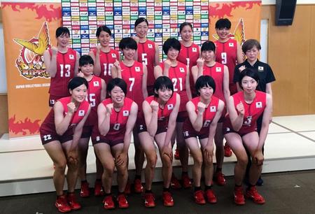世界選手権へ向けて意気込むバレーボール女子日本代表