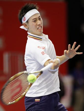 テニス、錦織が杉田下し２回戦へ 楽天ジャパン・オープン開幕