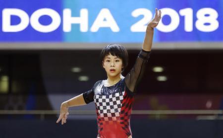 世界体操へ女子日本代表が練習 村上茉愛、仕上がり順調