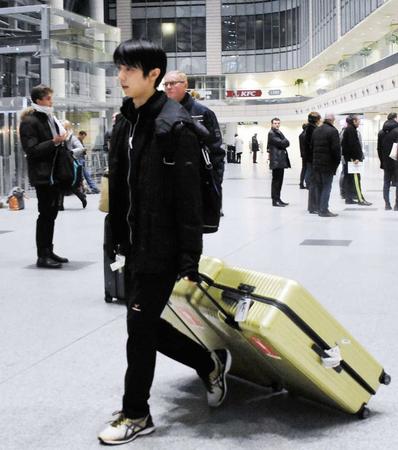 　ロシア入りした羽生結弦