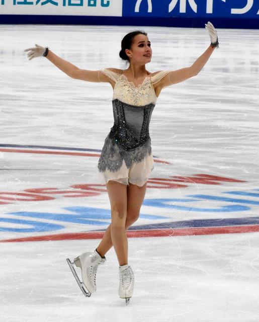 ザギトワ完璧調整！ロシア杯・女子ＳＰ公式練習でジャンプ全て着氷　