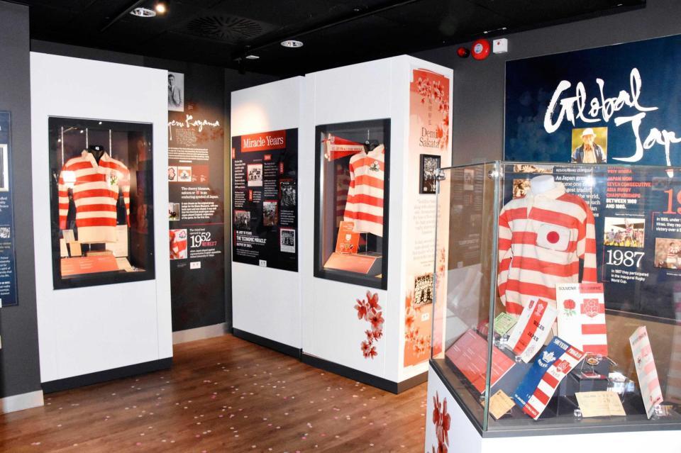 　「ワールド・ラグビー博物館」の日本ラグビーの歴史を紹介する特別展（共同）