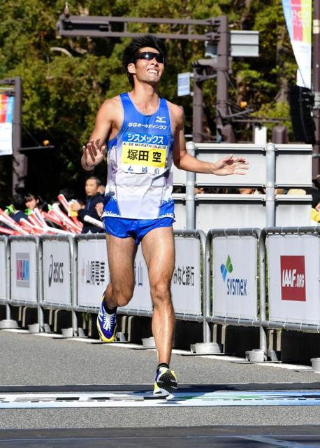 神戸マラソン、日本男子トップは箱根駅伝走者の塚田空