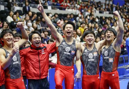体操、男子は順大が３連覇 全日本団体最終日