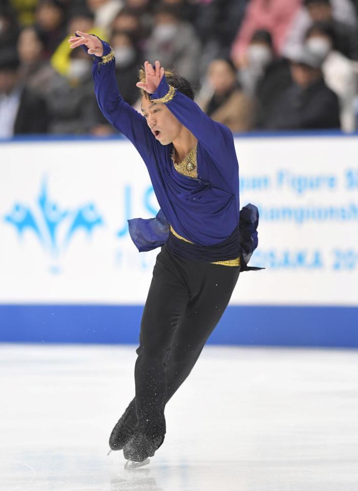 　豊かな表現を見せる高橋大輔