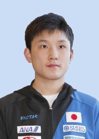 卓球、張本智和が日本勢最高位　世界ランキング、１５歳で３位