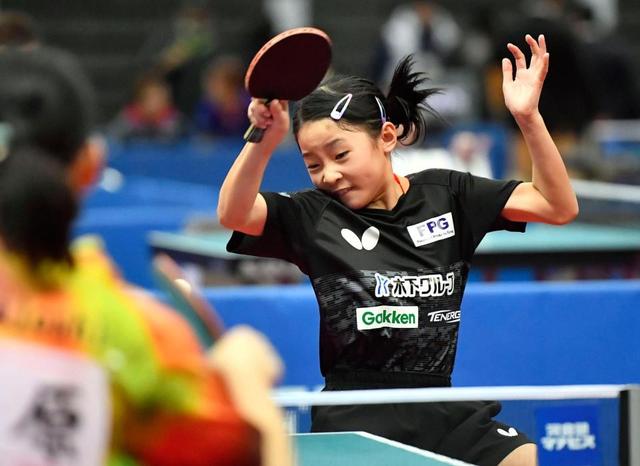 卓球・張本妹の１０歳美和が快進撃　全日本シニアでも１勝