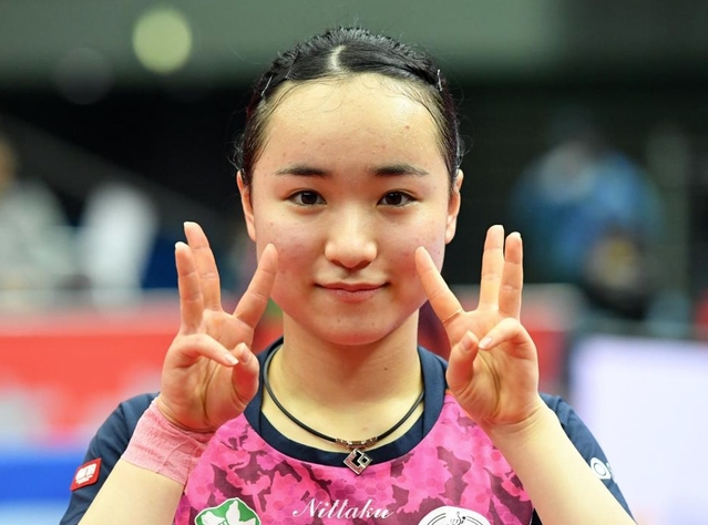伊藤美誠が女子史上初の２年連続３冠