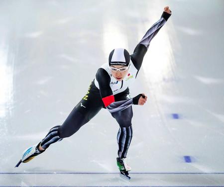 　女子５００メートルで優勝した小平奈緒（ゲッティ＝共同）