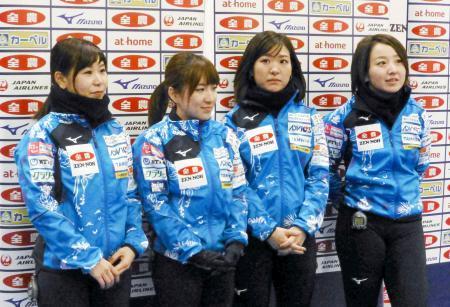 カーリング日本選手権で選手会見 藤沢「わくわく大きい」