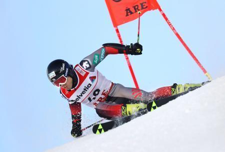 スキー、石井が自己最高の２４位 男子大回転、アルペン世界選手権