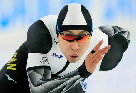 　男子１０００メートルで５位となった新浜立也（ＡＰ＝共同）