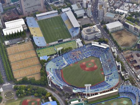 球場とラグビー場入れ替え建設へ 東京・明治神宮外苑地区の再開発